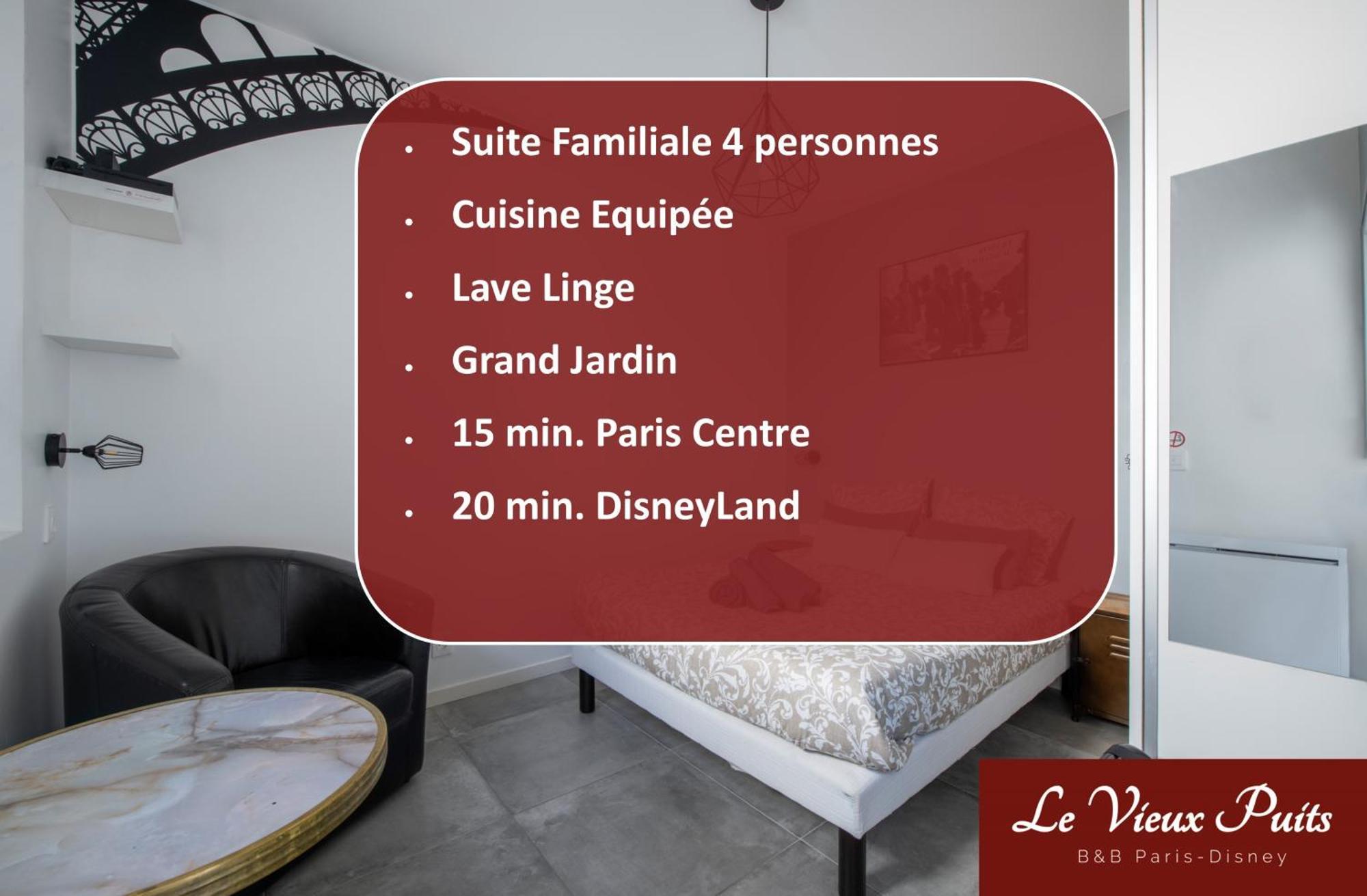 Le Vieux Puits Paris Est Paris-Disney Noisy-le-Grand Habitación foto